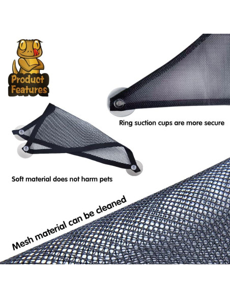 Hamaca para Reptiles Mclanzoo Triangular 45.72x30.48 cm Hamaca para Reptiles Mclanzoo Triangular 45.72x30.48 cm