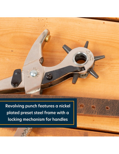 Perforador de Cuero Weaver Leathercraft - Hecho en Alemania