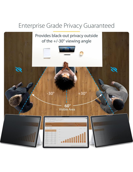 Pantalla de Privacidad 4 Vías StarTech para Surface Pro 13" Pantalla de Privacidad 4 Vías StarTech para Surface Pro 13"