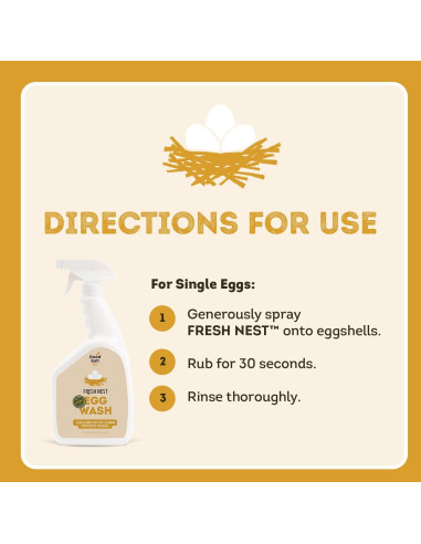Limpiador Natural para Huevos Clean Republic 32 oz