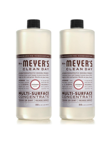 Limpiador Multi-Superficie Concentrado Mrs. Meyer's Lavanda 946 ml - Paquete de 2