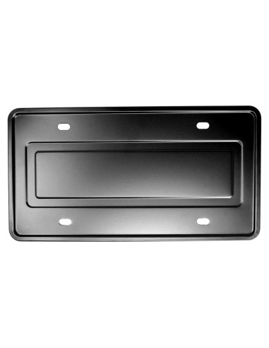 Soporte de Placa de Licencia LFPartS Acero Inoxidable Negro