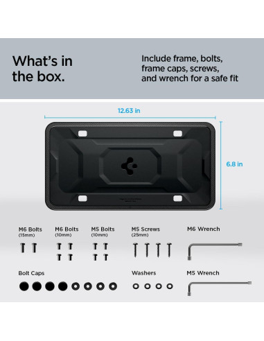 Soporte para Placa de Licencia Spigen para Tesla Model Y y 3