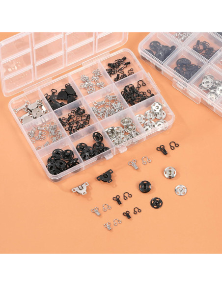 Kit de Costura KOPOX 180 Piezas con Botones y Cierres Kit de Costura KOPOX 180 Piezas con Botones y Cierres