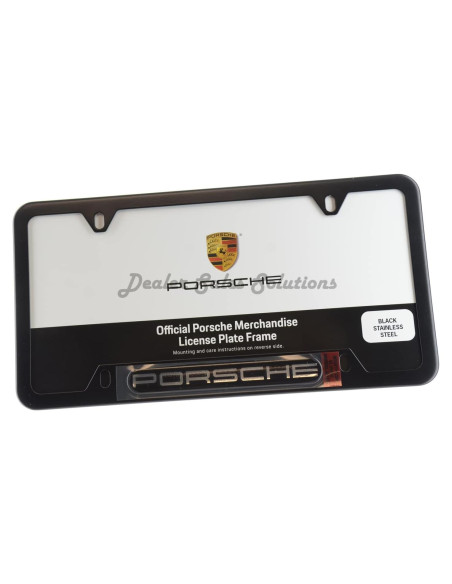 Marco de Licencia Porsche PNA 702 005 00 Acero Inoxidable Negro Marco de Licencia Porsche PNA 702 005 00 Acero Inoxidable Negro
