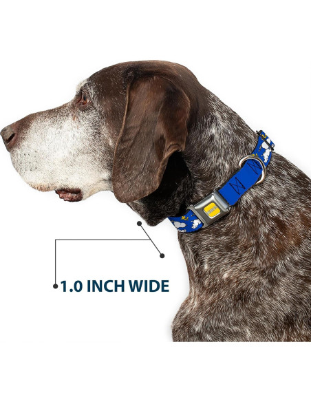 Collar para Perros Peanuts Buckle-Down 15-24" (38-61 cm) Azul Collar para Perros Peanuts Buckle-Down 15-24" (38-61 cm) Azul