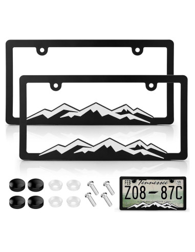 Marco de Placa de Licencia XCLPF XC0288 Off Road 2 Piezas