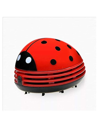 Aspiradora de Mano Portátil Aliotech Mariquita Roja 10.5 cm
