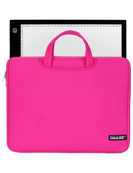 Funda Protectora Rosa A4 para Tableta de Luz LED IMAGE Funda Protectora Rosa A4 para Tableta de Luz LED IMAGE