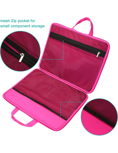 Funda Protectora Rosa A4 para Tableta de Luz LED IMAGE