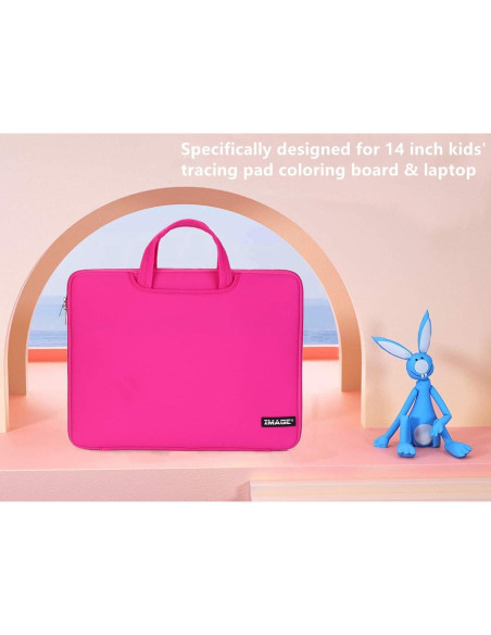 Funda Protectora Rosa A4 para Tableta de Luz LED IMAGE Funda Protectora Rosa A4 para Tableta de Luz LED IMAGE