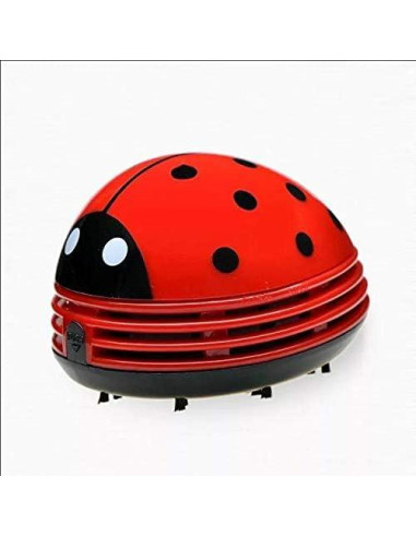 Aspiradora de Mano Portátil Aliotech Mariquita Roja 10.5 cm