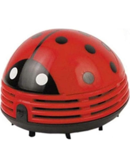 Aspiradora de Mano Portátil Aliotech Mariquita Roja 10.5 cm Aspiradora de Mano Portátil Aliotech Mariquita Roja 10.5 cm