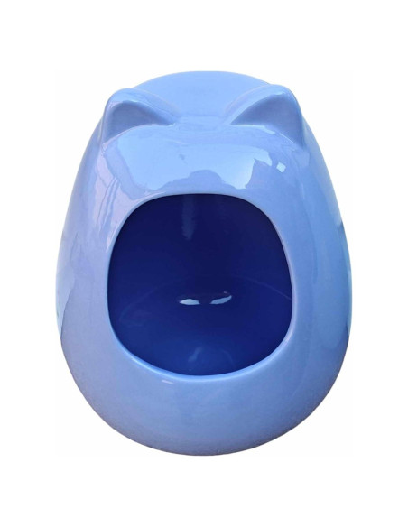 Baño Cerámico Grande para Chinchillas Azul Lavanda 1.22 kg Baño Cerámico Grande para Chinchillas Azul Lavanda 1.22 kg