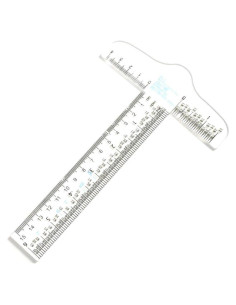Regla T Acrílica Transparente 15.24 cm Htppzjr - Dibujo y Manualidades
