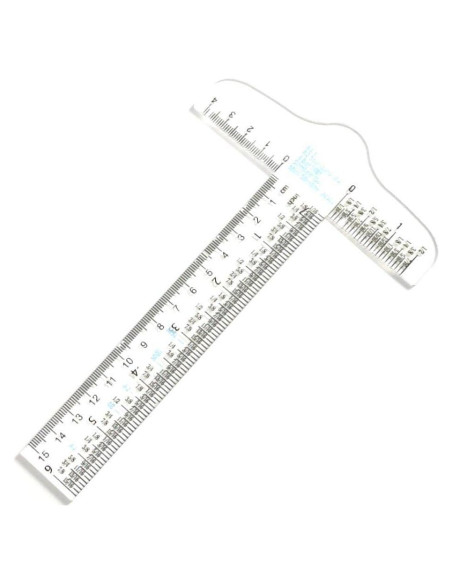 Regla T Acrílica Transparente 15.24 cm Htppzjr - Dibujo y Manualidades Regla T Acrílica Transparente 15.24 cm Htppzjr - Dibujo y Manualidades