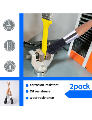 Cepillo de Limpieza de Piezas Wesquer 2pcs para Auto y Metal