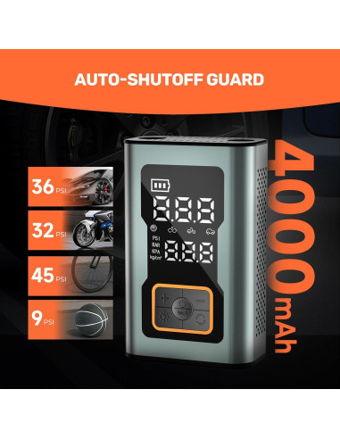 Compresor de Aire Portátil Cagdrivo 150PSI con Apagado Automático