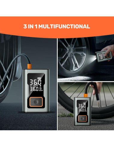 Compresor de Aire Portátil Cagdrivo 150PSI con Apagado Automático