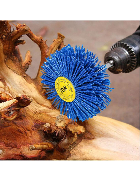 Paquete de 7 Cepillos de Rueda Abrasivos Mixiflor 80-600 Granos Paquete de 7 Cepillos de Rueda Abrasivos Mixiflor 80-600 Granos