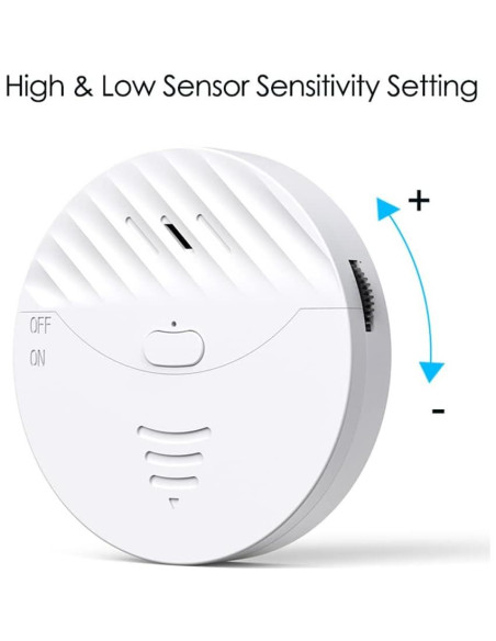 Sistema de Alarma de Ventana WiFi Evernary - 4 Sensores de Cristal Roto 130dB Sistema de Alarma de Ventana WiFi Evernary - 4 Sensores de Cristal Roto 130dB