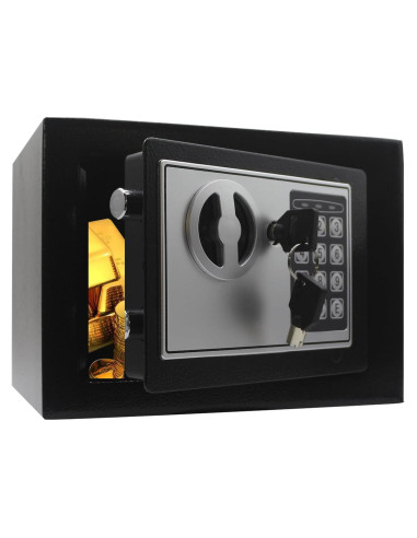 Caja Fuerte Electrónica Heroecol 0.005m Negra con Llave