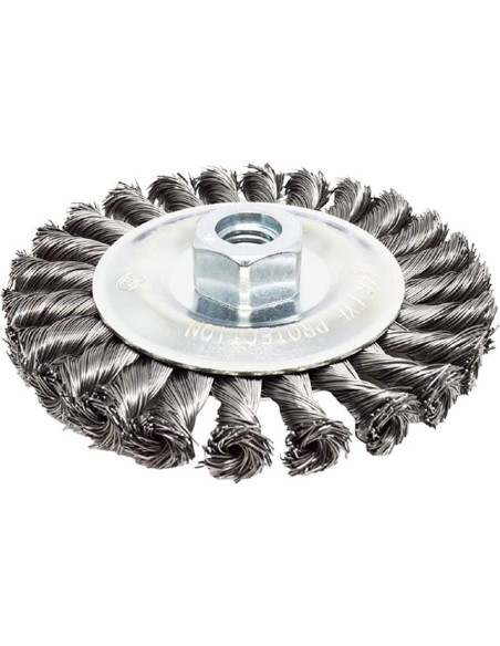 Rueda de Alambre de Nudos 127mm x 13mm Benchmark Abrasives Rueda de Alambre de Nudos 127mm x 13mm Benchmark Abrasives