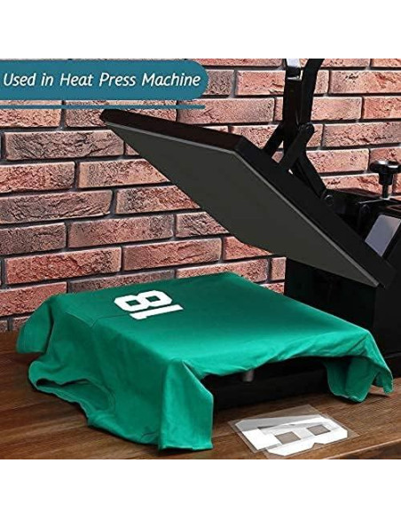 Zonon 22 Piezas Números de Hierro Transferibles para Camisetas Zonon 22 Piezas Números de Hierro Transferibles para Camisetas