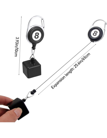 Soporte de Tiza de Billar HUIKANGSHENG Portátil Negro Soporte de Tiza de Billar HUIKANGSHENG Portátil Negro