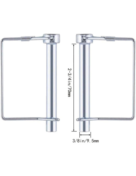 Paquete de 2 Pines de Acoplamiento Truleego 10x1.6cm Alta Resistencia Paquete de 2 Pines de Acoplamiento Truleego 10x1.6cm Alta Resistencia