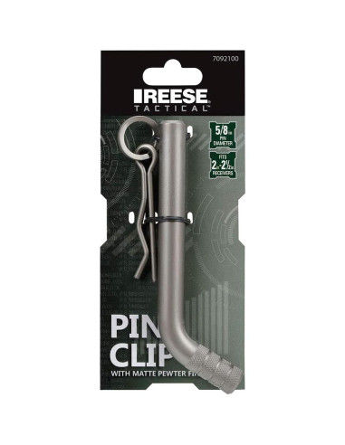 Pasador y Clip Táctico Reese Towpower 7092100 5/8" Pewter