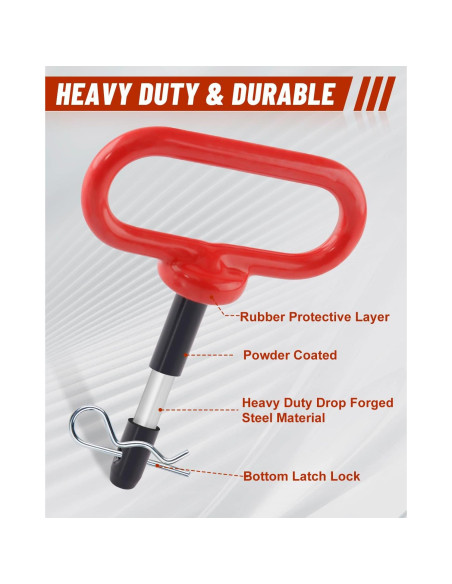 Pasador de Enganche EilxMag 1/2" x 3" Rojo 2-Pack 680kg Pasador de Enganche EilxMag 1/2" x 3" Rojo 2-Pack 680kg