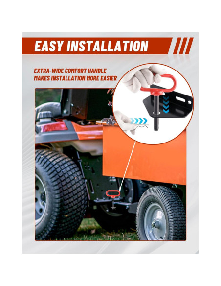 Pasador de Enganche EilxMag 1/2" x 3" Rojo 2-Pack 680kg Pasador de Enganche EilxMag 1/2" x 3" Rojo 2-Pack 680kg