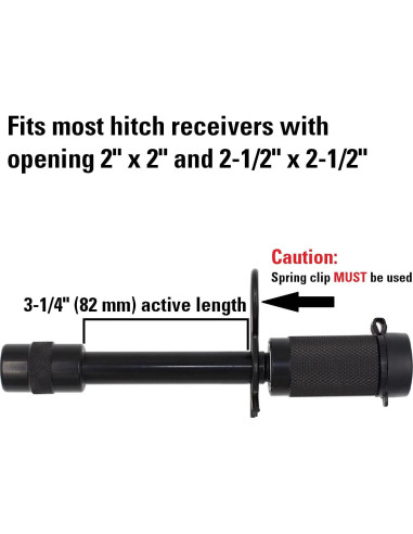Cerraduras para Enganche de Remolque TowWorks 79633 - 3 Pasadores 5/8"