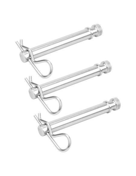 Pin y Clip de Remolque Acero Inoxidable BOUYAO TS35010 - Paquete de 3 Pin y Clip de Remolque Acero Inoxidable BOUYAO TS35010 - Paquete de 3