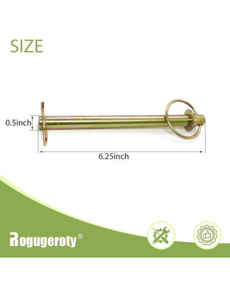 Pasador de Enganche Giratorio Rhyme Dream 1.27 cm x 15.88 cm Pasador de Enganche Giratorio Rhyme Dream 1.27 cm x 15.88 cm