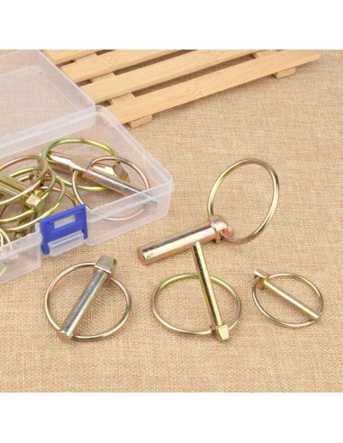 Kit de Pasadores de Seguridad Comonc 3/8" Galvanizados 6PCS