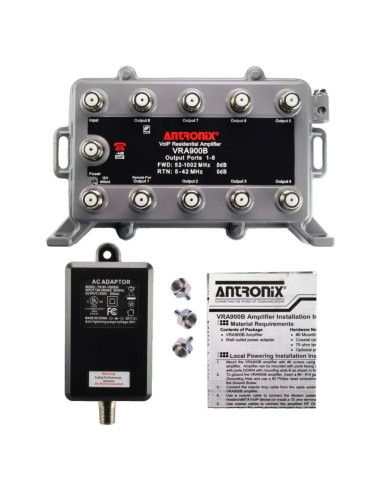 Divisor de TV por Cable Bi-Direccional 8 Puertos VRA900B