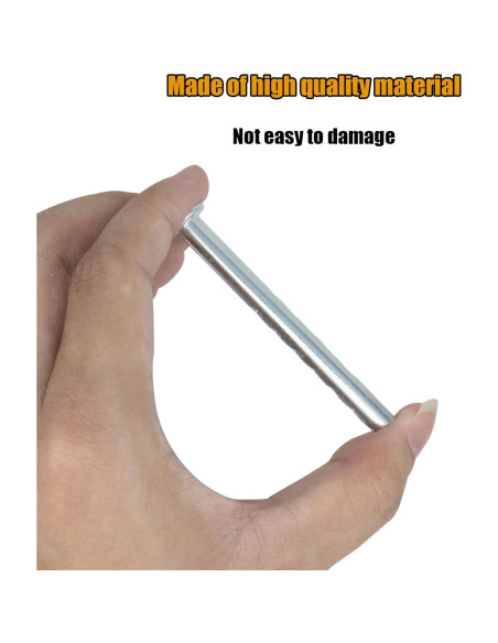 Pasador de Clevis con Clip R Tomur 6.35mm x 63.5mm - 2 Pzas Pasador de Clevis con Clip R Tomur 6.35mm x 63.5mm - 2 Pzas