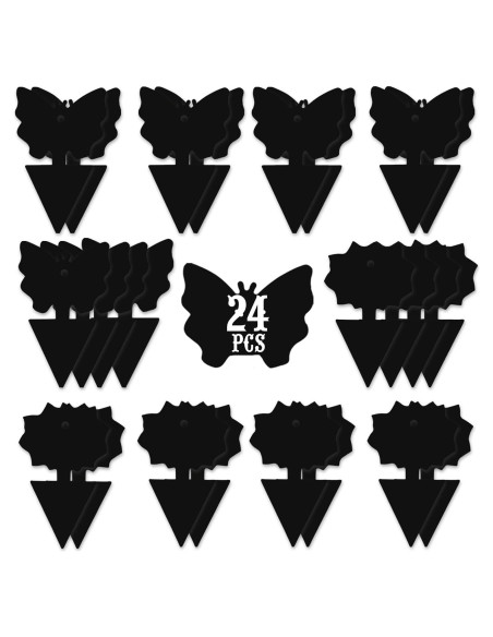 Trampa Adhesiva USKICH para Moscas y Mosquitos - 24 Pzs Negros Trampa Adhesiva USKICH para Moscas y Mosquitos - 24 Pzs Negros