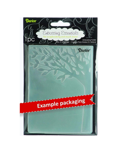Carpeta de Relieve Darice Damask 12.7x17.8 cm Plástico Carpeta de Relieve Darice Damask 12.7x17.8 cm Plástico