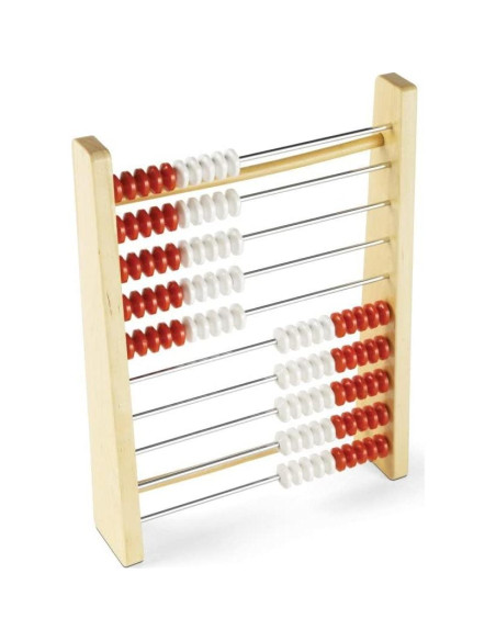 Rekenrek de Madera Hand2mind 100 Cuentas para Niños 4-10 Años Rekenrek de Madera Hand2mind 100 Cuentas para Niños 4-10 Años