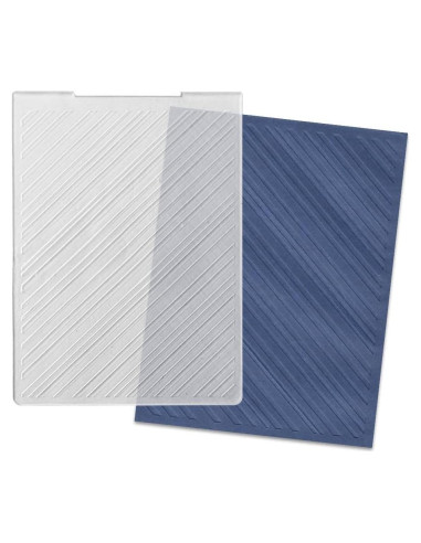 Carpeta de Embossing ALIBBON Rayas Diagonales 14.48x10.16cm