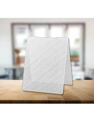Carpeta de Embossing ALIBBON Rayas Diagonales 14.48x10.16cm
