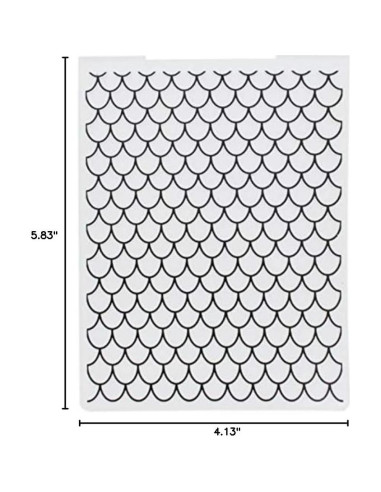 Carpeta de Relieve WooYangFun 10.5x14.8cm para Scrapbooking