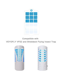 Paquete de 12 Recargas Trampa Insectos Dichroma WTM12 45.8g 2