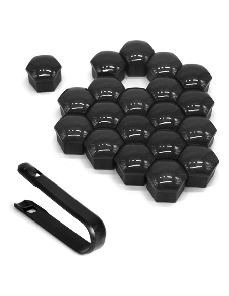 Cubiertas de Tuercas de Rueda KUQUTIDY 21mm Antirrobo 20PCS Cubiertas de Tuercas de Rueda KUQUTIDY 21mm Antirrobo 20PCS