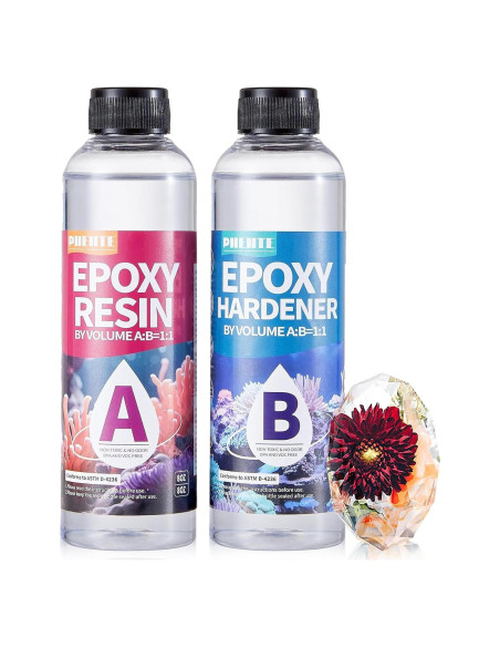 Resina Epóxica Pnente 473ml Autonivelante UV 5 Años Resina Epóxica Pnente 473ml Autonivelante UV 5 Años