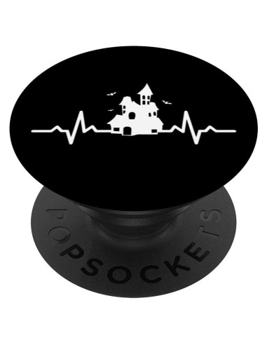 PopSockets PopGrip Halloween Murciélago Intercambiable Negro