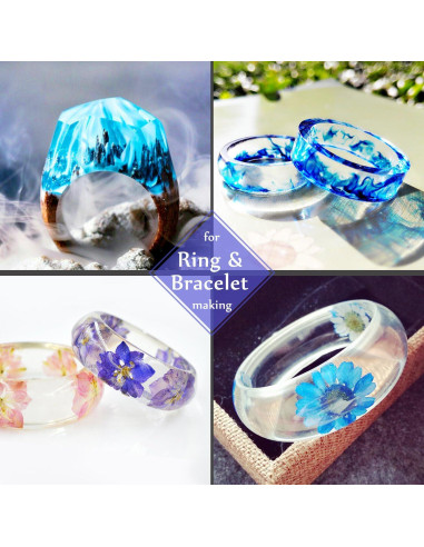 Resina UV Transparente DecorRom 120g para Joyería y Manualidades